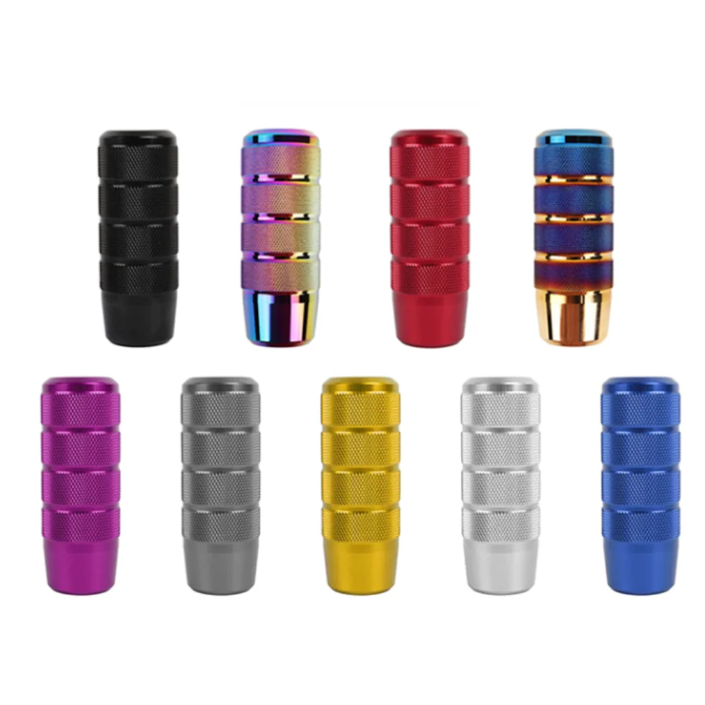 

Auto Accessories 95MM Gear Shift Knob Knurled Non-Slip Manual Transmission Aluminum Shift Gear Knob