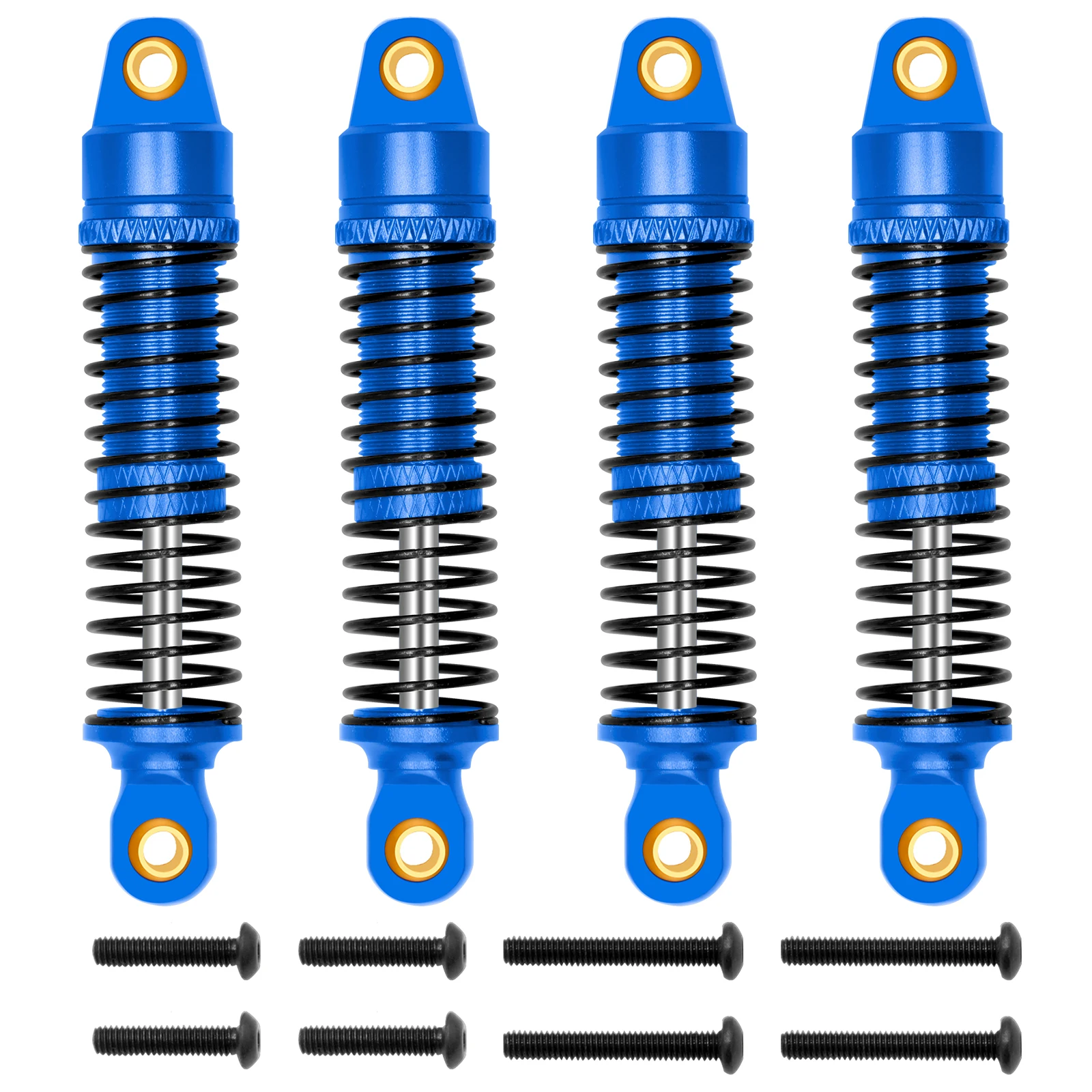 

Aluminum Alloy Shock Absorber Spring Damper for 1/18 RC Crawler Car TRX4M Bronco Defender TRX-4M Upgrade Accessories #9764