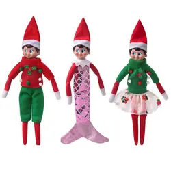 Articoli Kawaii moda bambola top pantaloni natale per bambola elfo abiti a sirena giocattoli per bambini per figure di elfo libro rosso bambole gioco fai da te