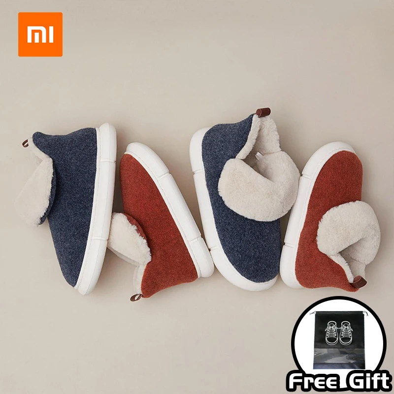 Xiaomi UTUNE Winter Warm Cotton Slippers Men's and Women's Cotton Shoes Children's Cotton Shoes Windproof and Splash Proof