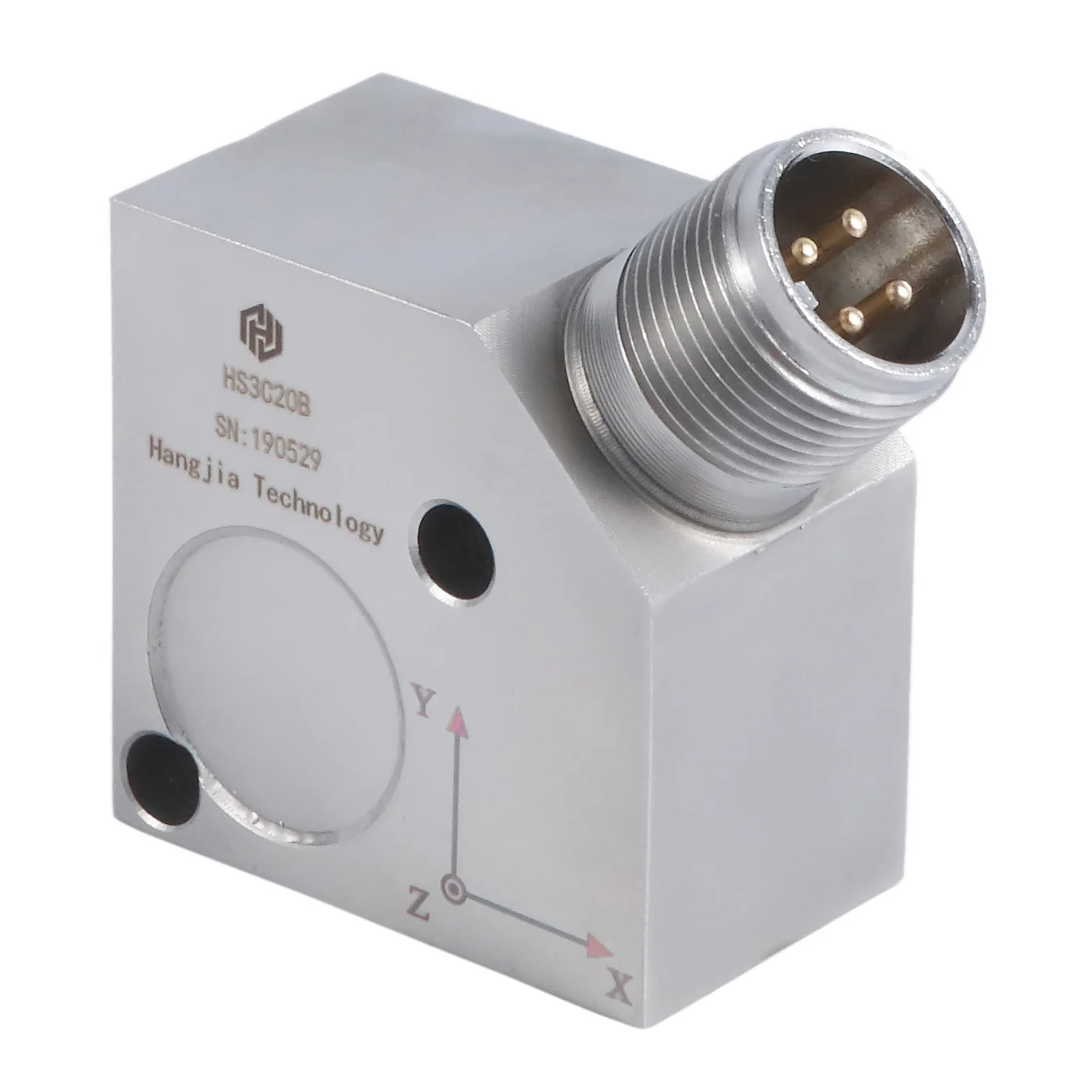 

Customized Stainless Steel Shell Piezoelectric Triaxial Integrative Accelerometer Sensor 0~50g Measuring Vibration Acceeration