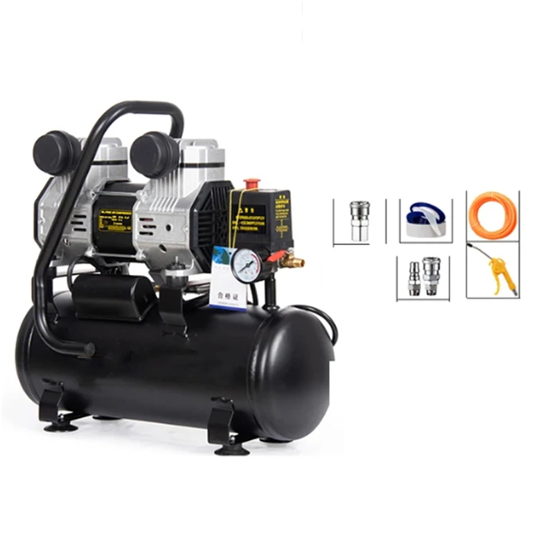 

1680W 15L Small Air Compressor Oil-free Silent High Pressure Industrial Air Compressor Portable Woodworking Air Pump