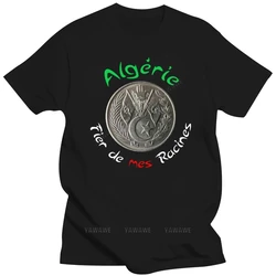 Fashion Solid Color Men Tshirt Tee-shirt ALGERIE ALGERIA ALGERIEN Fier De Mes Racines Money t shirt Casual Tee Men Adult top