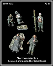 Resina Nu Bebê Soldados, Médico Militar Ferido, Modelo 1:72