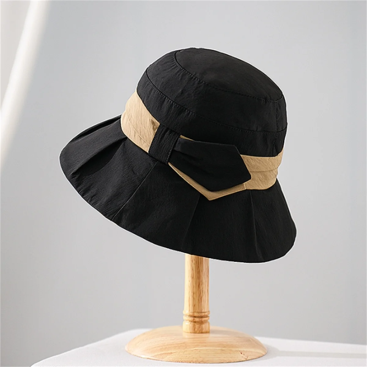 Summer Spring Japanese Style Women Bucket Hat Luxury Sunscreen Panama Dome Fisherman Hat Casual Beach Sun Hats Basin Cap