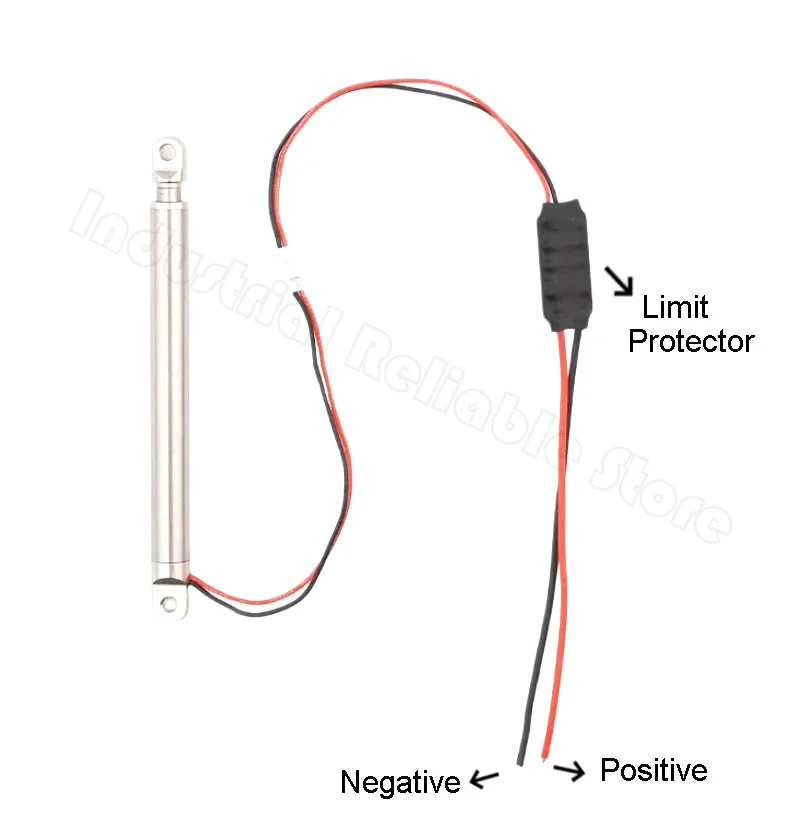 8mm Micro Metal Mini Electric Linear Actuator 5V 0.3KG/3N & 2KG/20N Thrust 30-120mm Adjustable Stroke for RC Model Car Robot DIY