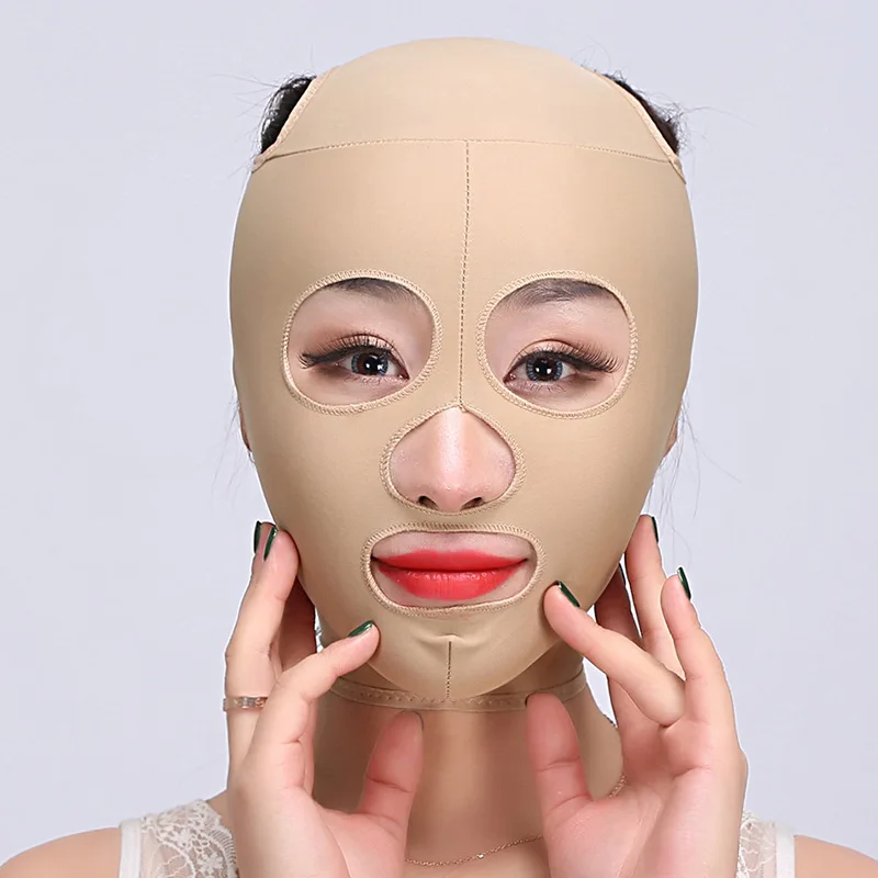 

3d Face Lift Reusable Breathable Beauty Women Anti Wrinkle Slimming Bandage V Shaper Full Face Lift Sleeping Bandage
