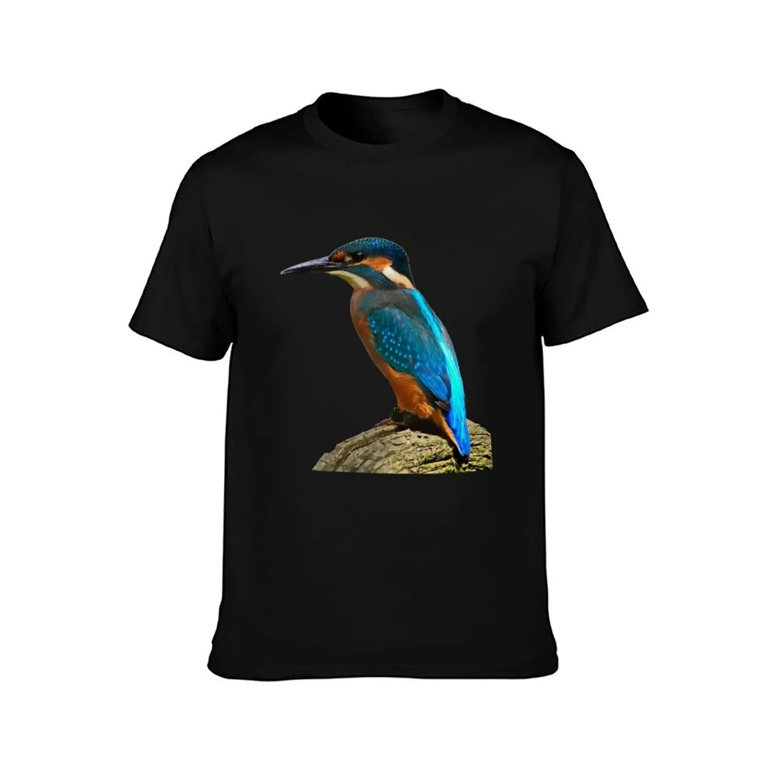 kingfisher T-Shirt Summer Casual Cotton Tee Oversized Streetwear Tops Vintage Graphic Print Loose Fit Short Sleeve
