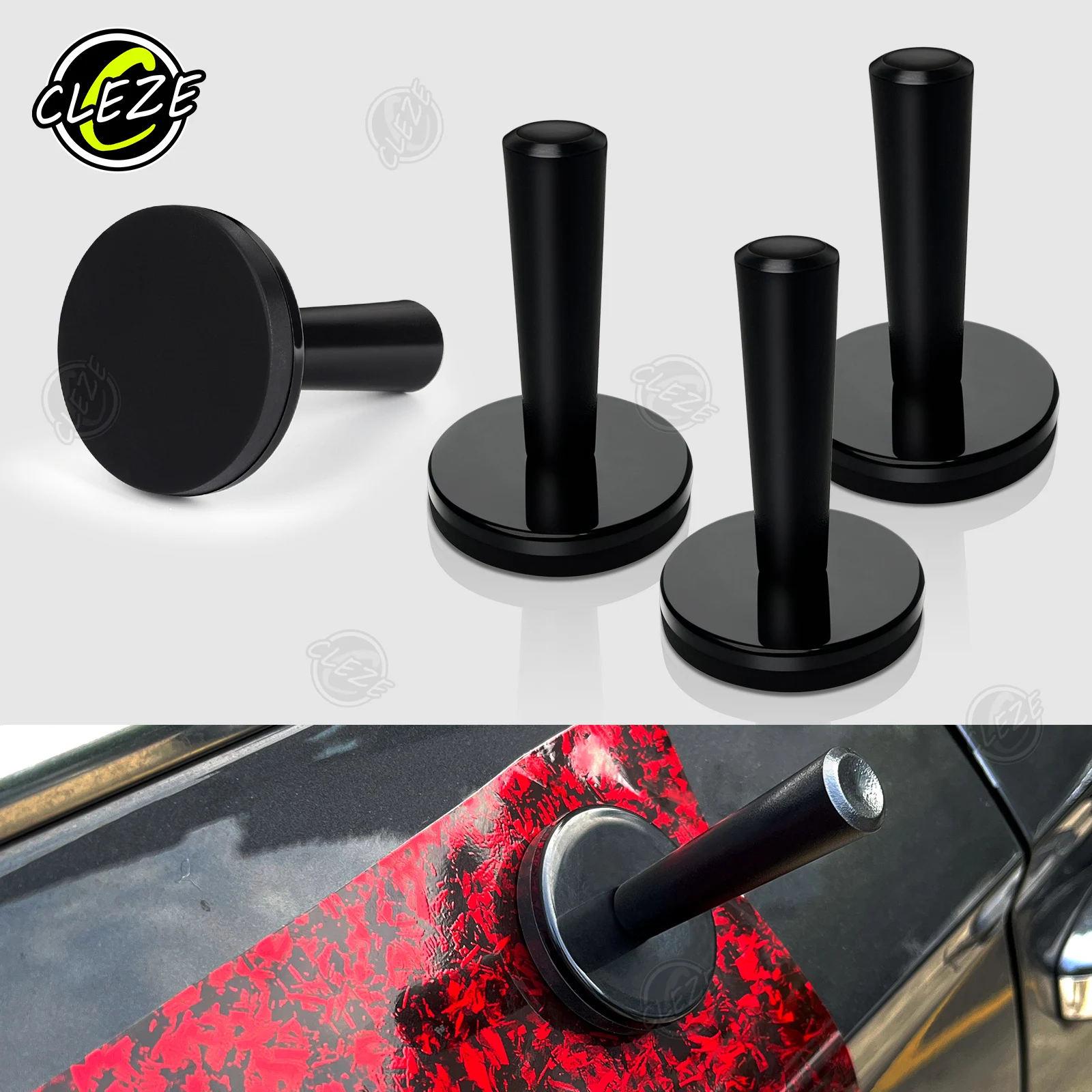 CLEZE 2/4/8 PCS Window Tint Tools Vinyl Wrap Magnets 45Mm Magnet Holder Car Wrap Tools for Car Vinyl Sign Making
