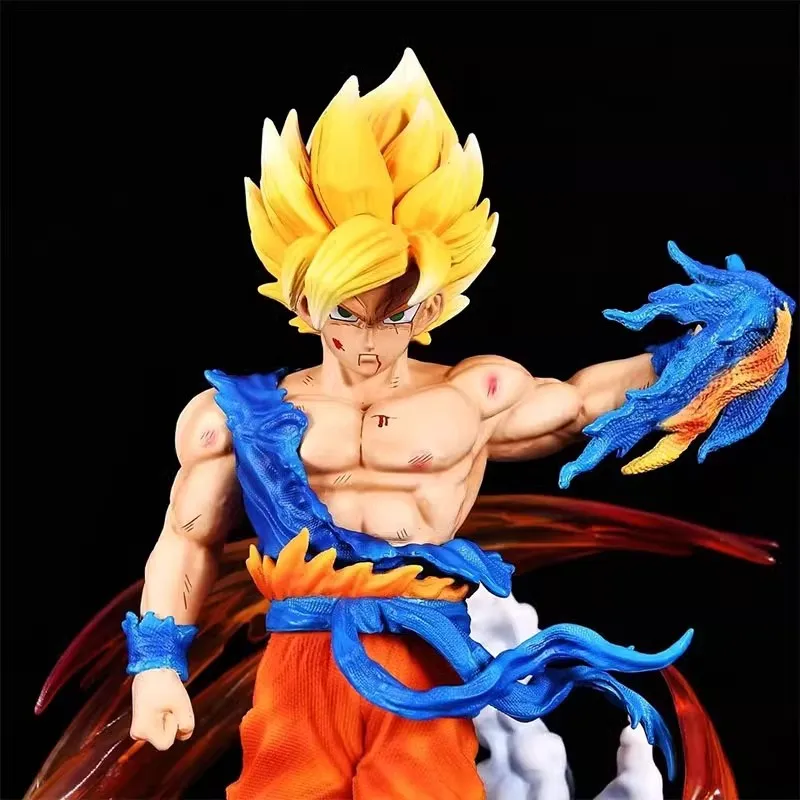 

Dragon Ball Character Peripherals Son Goku Super Saiyan Form Figure Model Desktop Ornaments Room Decoration Birthday Gift