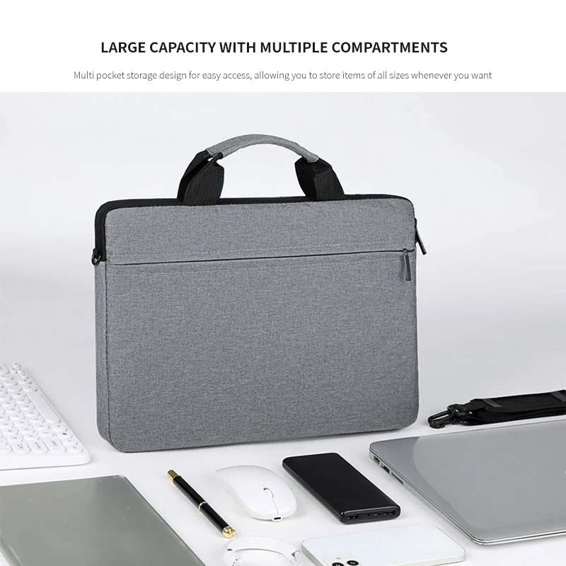 

Laptop Bag 15-16inch Men's Notebook Shoulder Bag Large Capacity Business Briefcase Gift