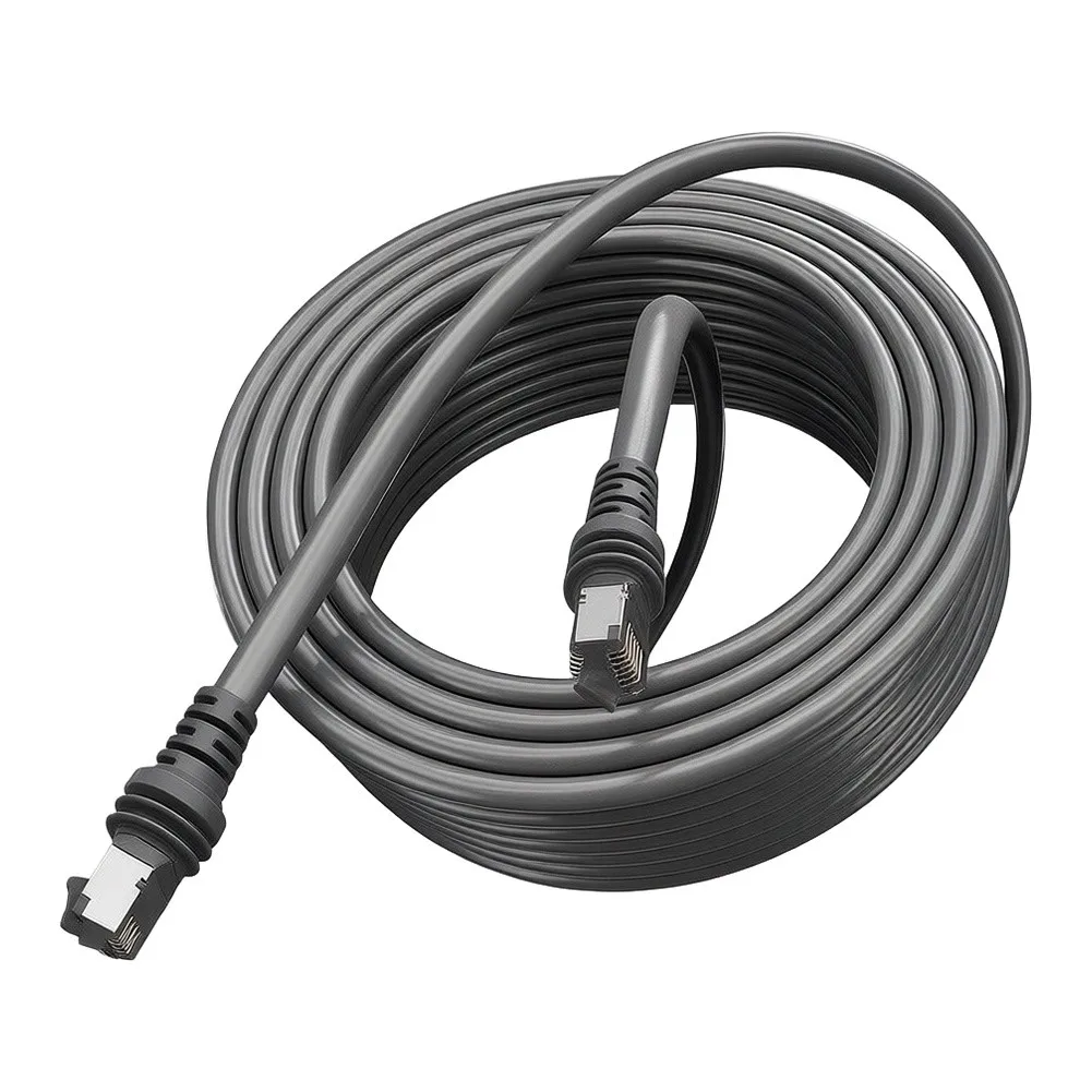 For Gen3 Compatible For RJ45 Shielded Network Cable 26AWG Oxygen Free Copper Weather Resistant Gray 6.0mm OD Length Options