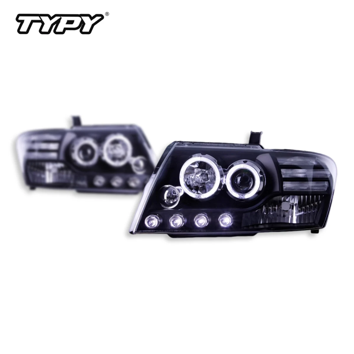 

TYPY New LED Head Lamp Upgrade Modified For Mitsubishi Pajero V73 2004-2016 Headlight Dynamic Signal Head Lamp Auto Accessories