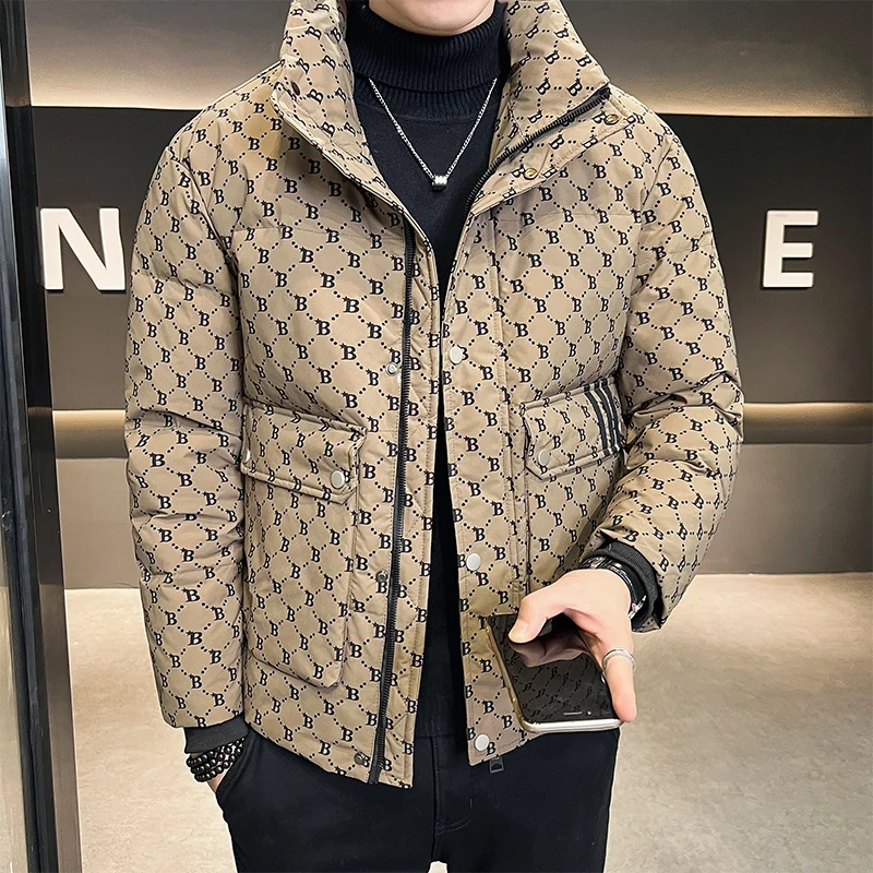 New High Quality Fashionable Winter Thickened Down Jacket Casual Couple's White Duck Down Coat For Men