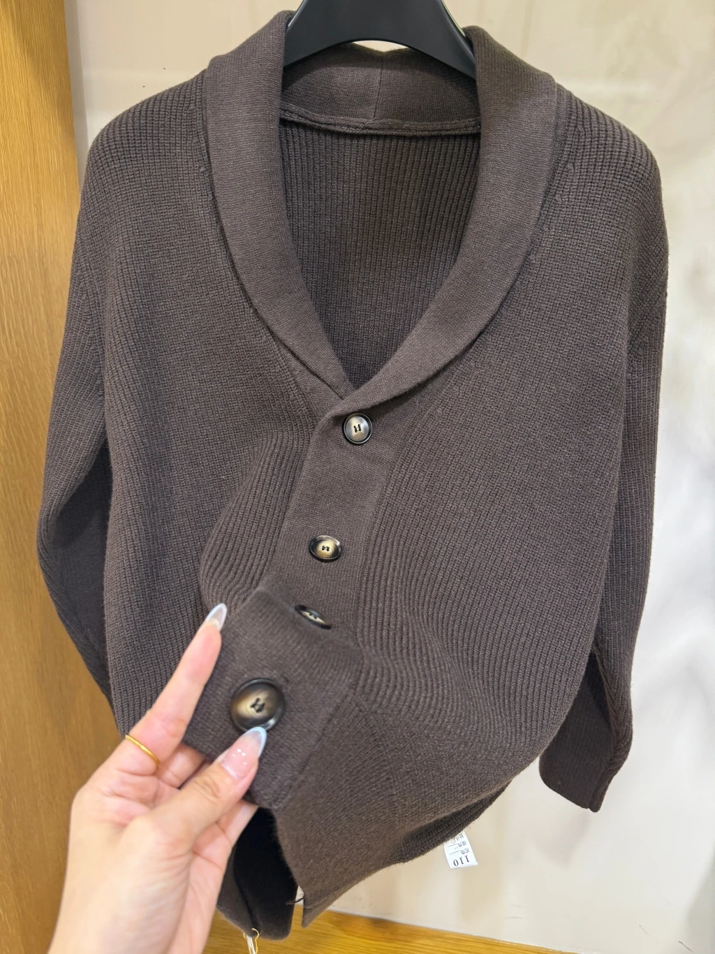 

Мужской новый осенне-зимний вязаный свитер: комфортный, универсальный, модный, с открытым воротником-стойкой, кардиган, верхняя одежда