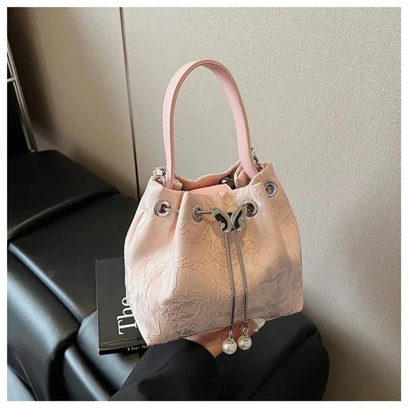 

Elegant Leather Tote Bag By Luxury Brand, Women's Designer Crossbody Shoulder Bag With Vintage Charm