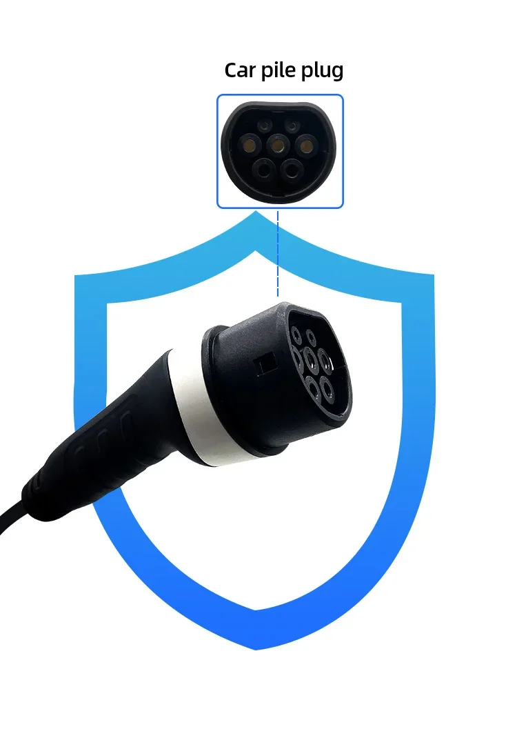 كابل شحن EV محمول ، IEC من النوع 2 ، من 16A إلى 32A ، شاحن للمنزل