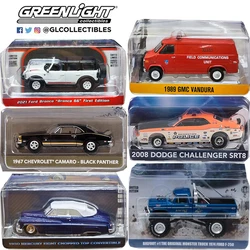 Greenlight 1/64 Proportion New Style Ford F-250 Fire Truck Camaro Series Diecast Model  Alloy Car Child Christmas Gift