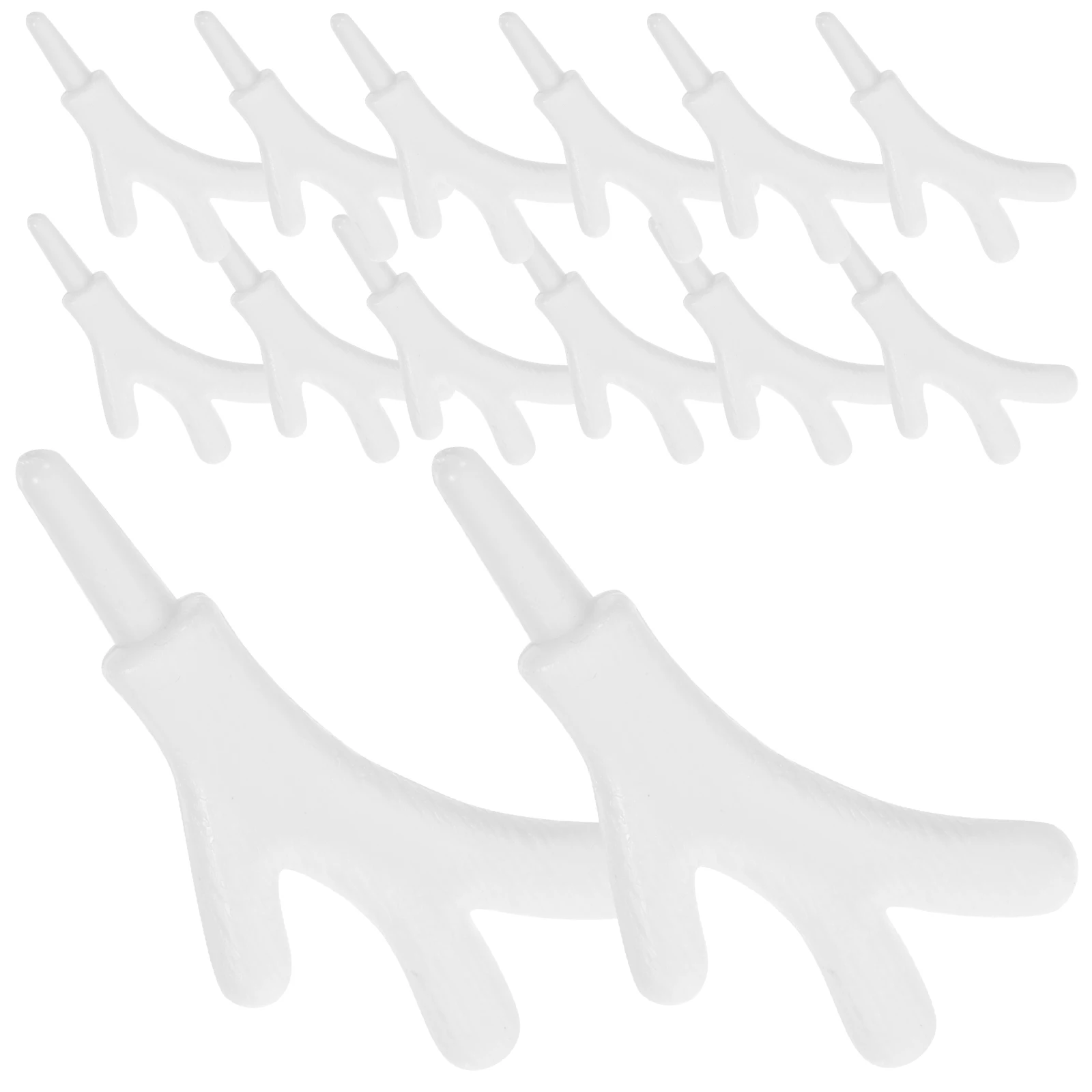 100 قطعة قرون الغزلان البلاستيكية عيد الميلاد الرنة القرن أبيض اللون 3 3x2 5 سنتيمتر Crafts بها بنفسك الحرف Headb اكسسوارات خفيفة الوزن غير قابلة للكسر #5