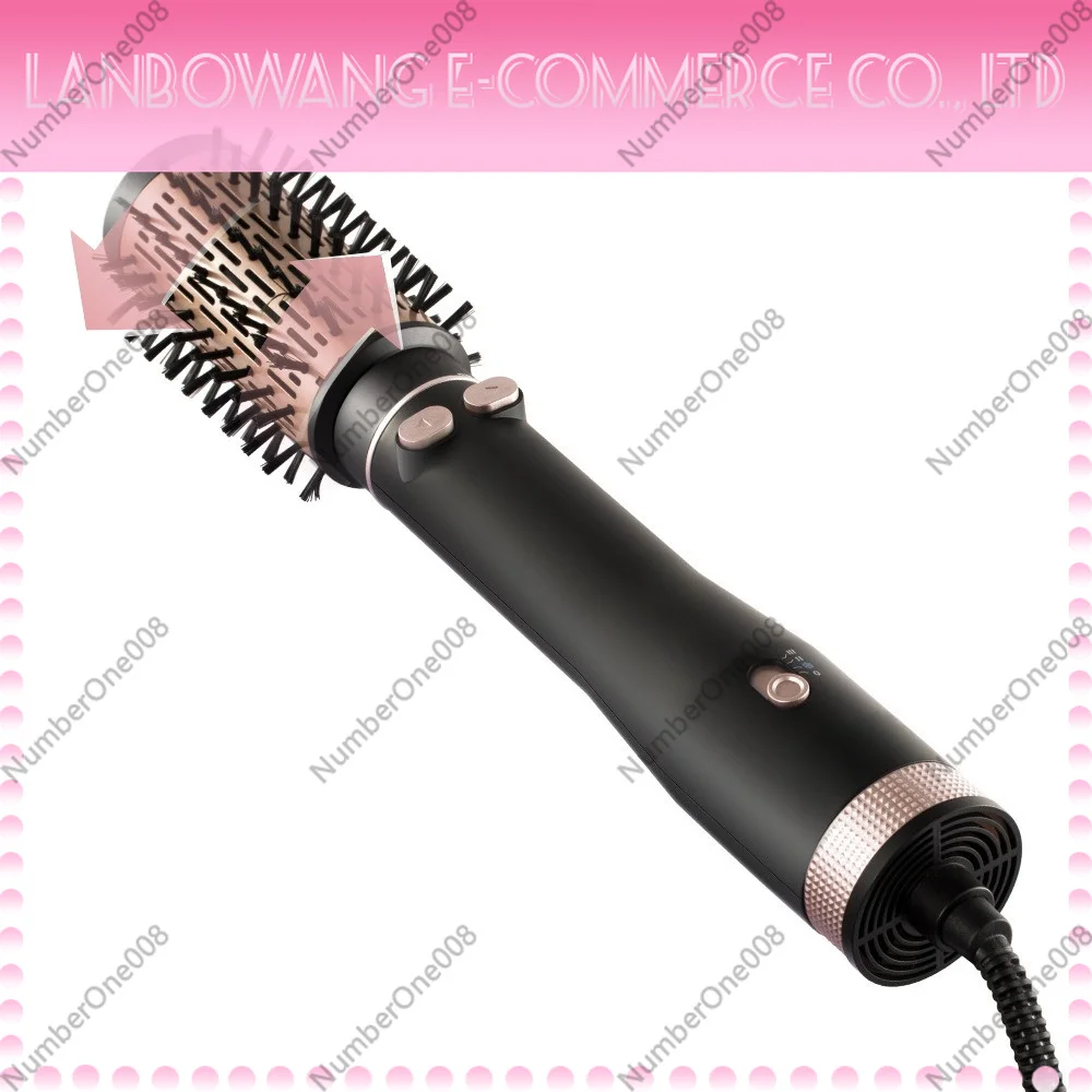 3-in-1 Hot Air Brush Hair Dryer Brush, One Step Volumizer with Auto Curling, Straightening Curling Styler EU Plug 110V-240V