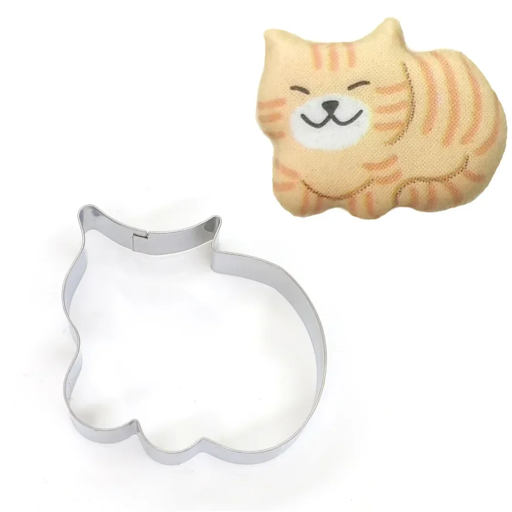 Cat Shaped Aluminium Mold DIY Cake Cookie Mold Shape Cutter Biscuit Gingerbread Fondant Mould Stainless Steel Cookie Mold