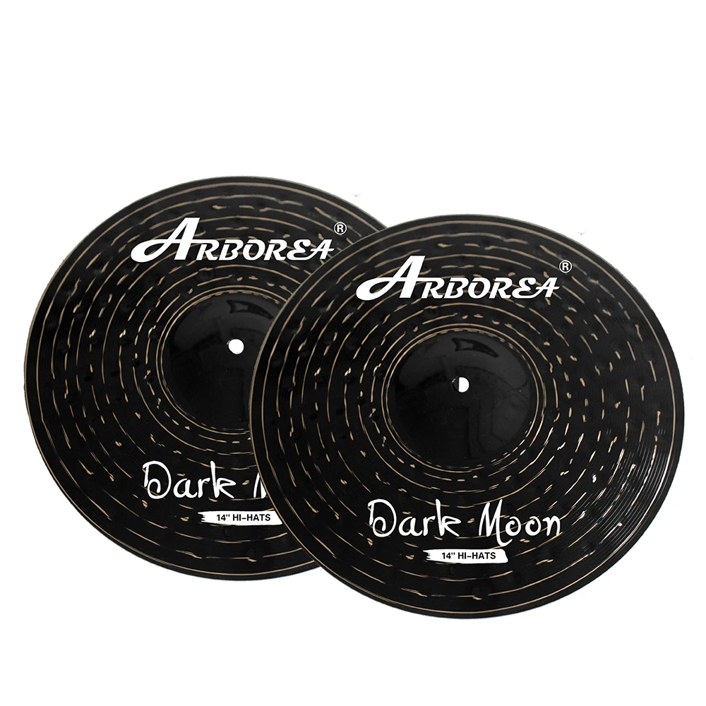 

Arborea Dark Moon Series 14 inch Hi-Hat for Drummers B8 Cymbal