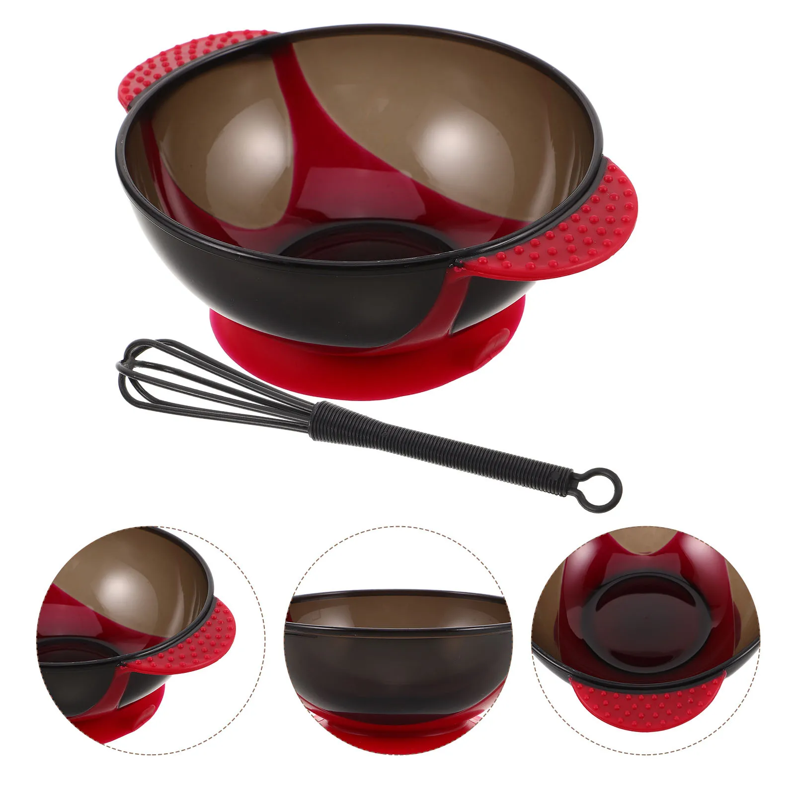 

2Pcs Hair Coloring Bowl Set Plastic Mixing Bowls Professional Hair Dye Mixer Salon Dyeing Kit Coloring Dyeing Kit