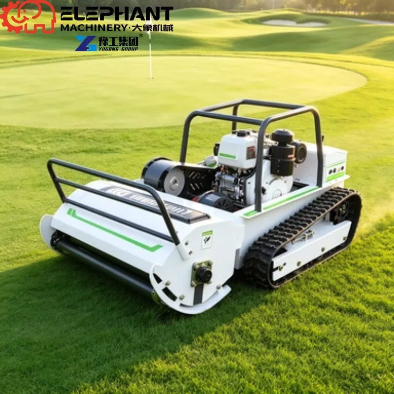 Cheap Wholesale Riding Automatic Zero Turn Crawler Grass Cutter Remote Control Lawn Mower For Garden