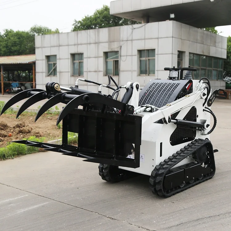 Chinese Factory Supply Mini Crawler Tracked EPA Engine Mini Skid Steer Loader with Hydraulic Pump for Garden Farm Use