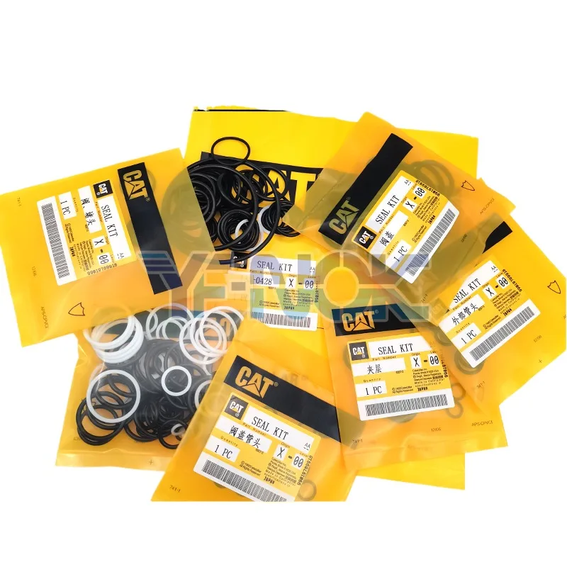 Excavator for Caterpillar E305.5/E306/E307/E308CD Distribution Valve Multi way Valve Main Valve Oil Seal Repair Kit Accessories