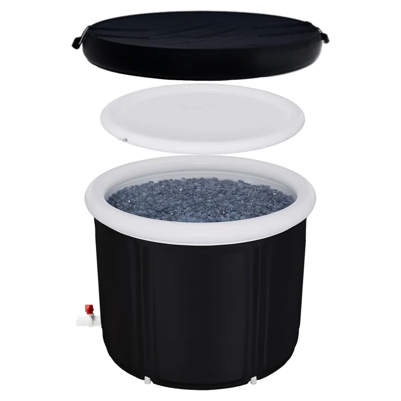 

Relieve Muscle Bucket Portable Home Outdoor Inflatable Pool Folding Stand Ice Bucket