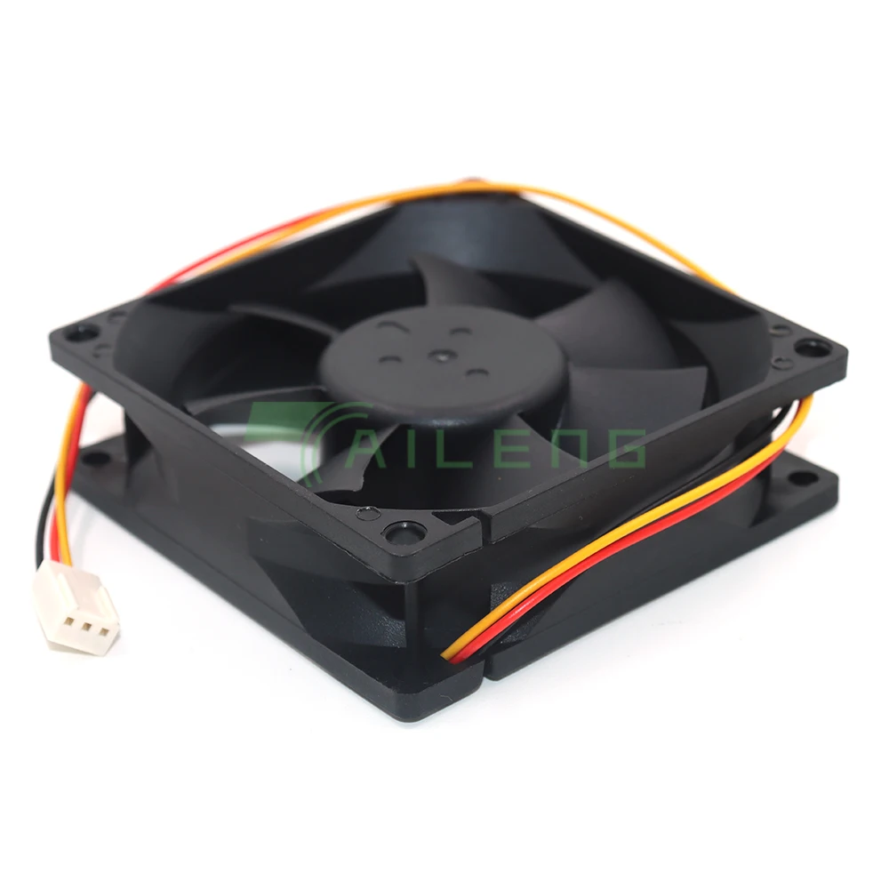 Fan DC 24V 0.30A 80x80x25mm 8025 80mm 3-Wire kipas pendingin Server