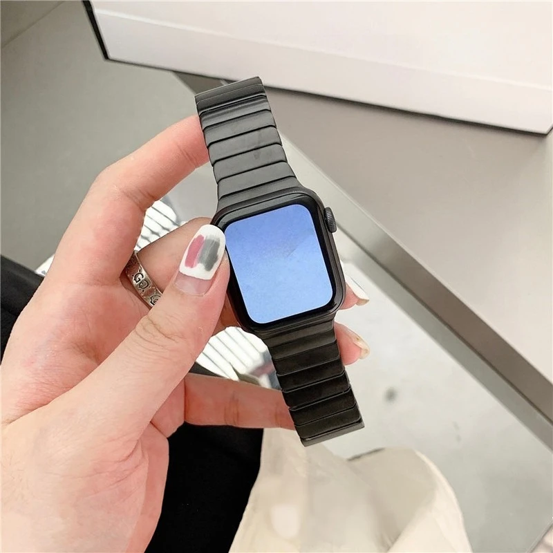 Stainless Steel Watch Band for Apple Watch Strap 38mm 49 40 44 41 45 42 46mm Bracelet iWatch Series 12 11 10 9 8 7 6 5 4 Ultra 2