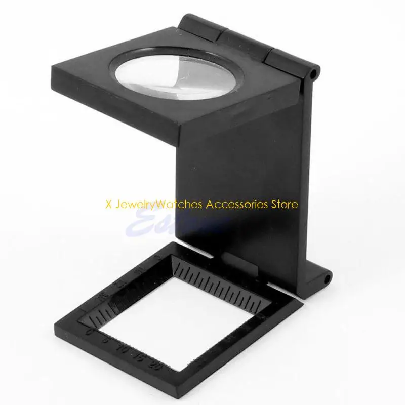 

31KD 10-кратная лупа-лупа для настольных тканей, швейная нить, измерительная шкала, складной счетчик