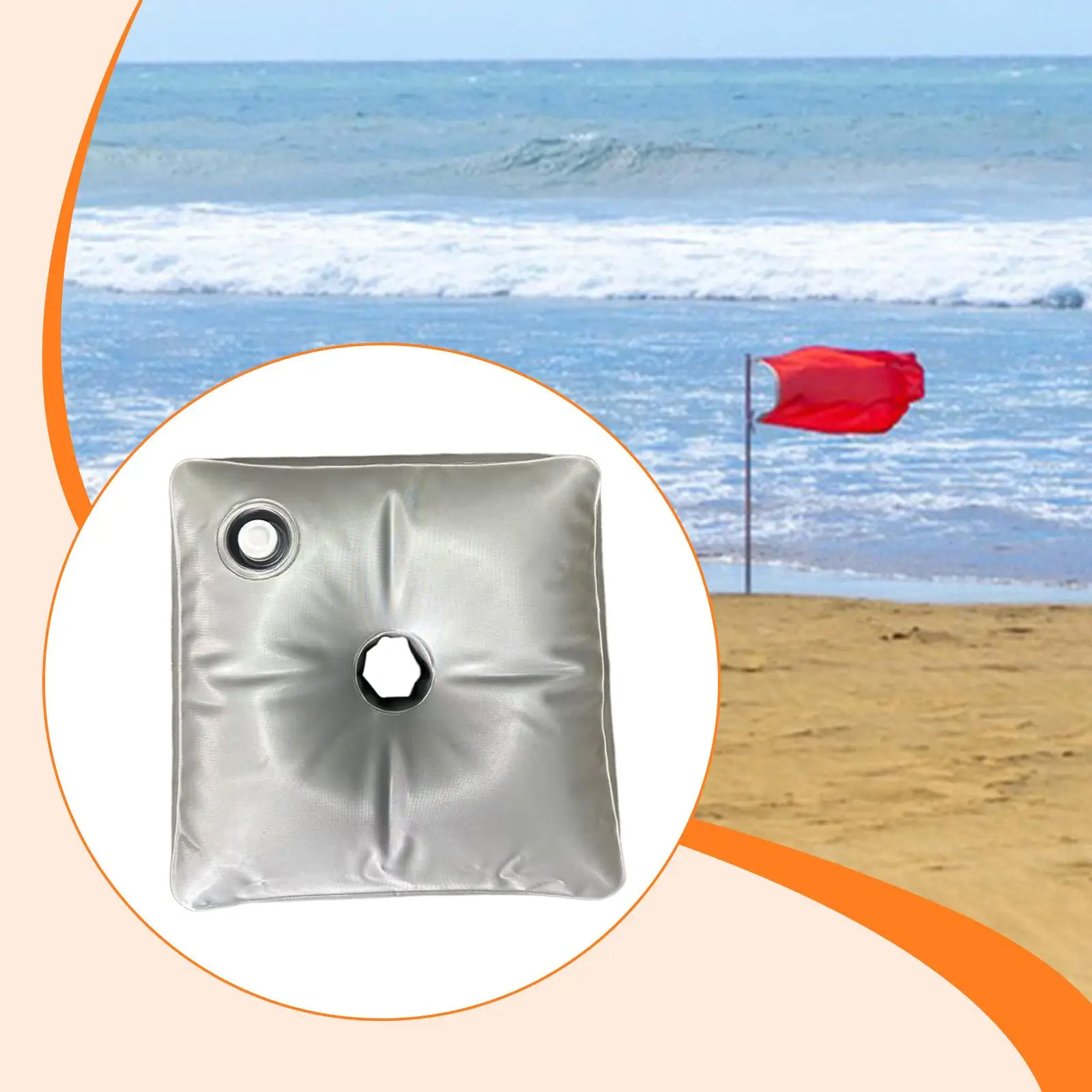 頑丈な傘の土台用ウェイトバッグ、テントペグ用バッグ、夏のビーチシェルター、屋外使用