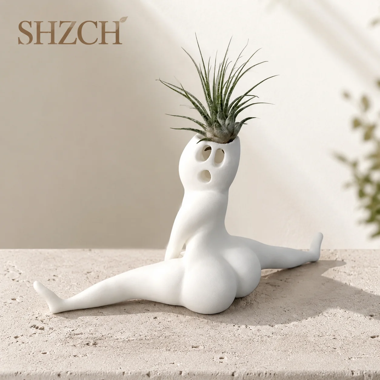 Flower Pot Fitness Big Butt Split Flower Pot Dance Flower Pot Performance Art Ornament