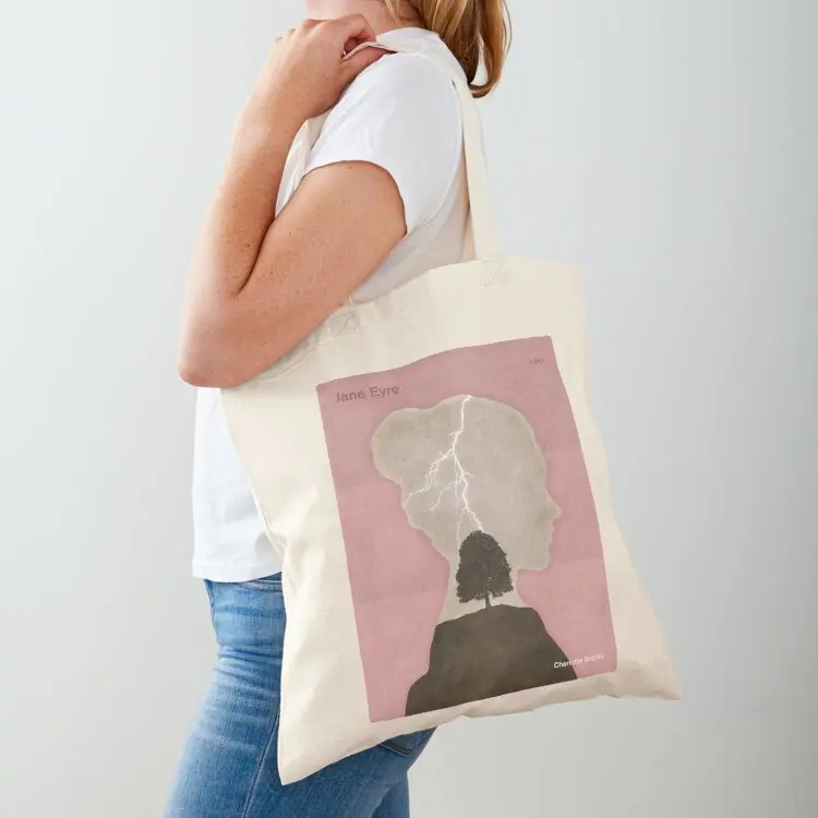 

Jane Eyre, Charlotte Bront Literary Art for Book Lovers Tote Bag Big bag Customizable tote bag handbag cloth woman