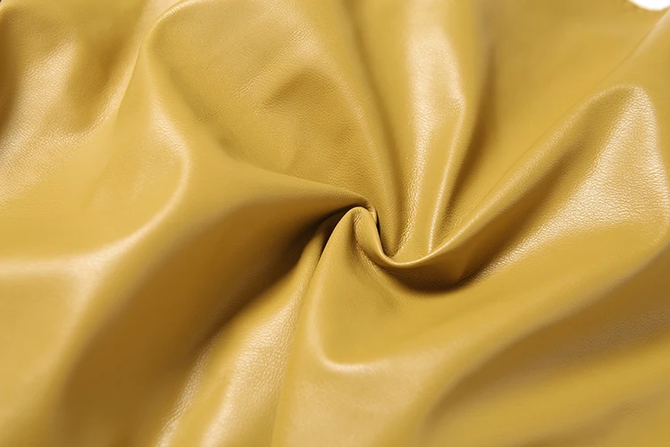 Weird Puss Wild Jacke Damen Langarm Unregelmäßige Taillenbetonung Frühling Reißverschluss Luxus PU Crop Streetwear Bürodamen Klassischer Mantel – Detail 12