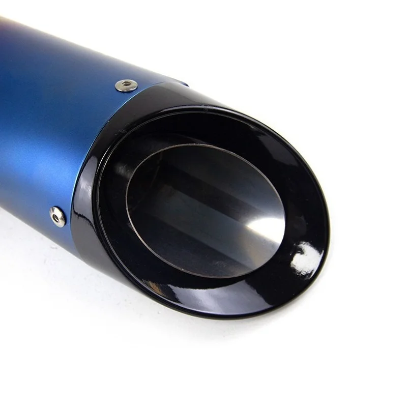 لياماها YZF R3 2015-2025 MT-03 النظام الكامل الأزرق الخمار العادم رأس الأنابيب أنظمة العادم أنابيب العادم