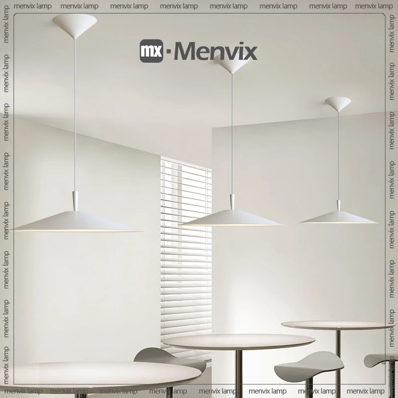 Menvix Nordic Design Led Pendant Lights Black for Table Dining Room Kitchen Hanging Lamp Fixture Home Art Decor Lighting Lusters