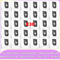 Dust Bag Fit For 360 S8 Plus, Dynaking R21, Miwhole M8 Lite,Medion X50 SW,Tapo RV30 Plus/RV10 Plus/RVA200,EZVIZ RC3 RE4 RE5 Plus