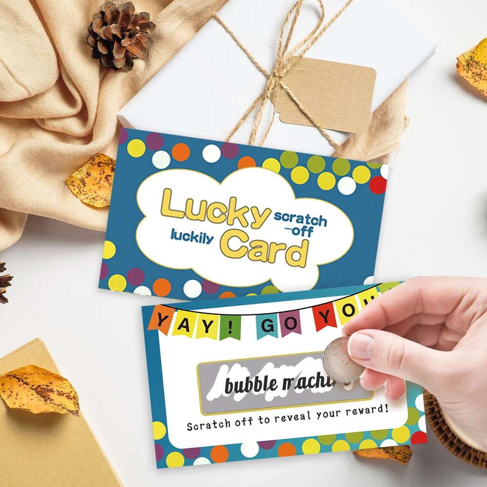 24pcs Blank Scratch-Off Cards, Fun and Interactive, 2026 Holiday Surprise Scratch-Off Cards, Party Decorations, DIY Gift Cards