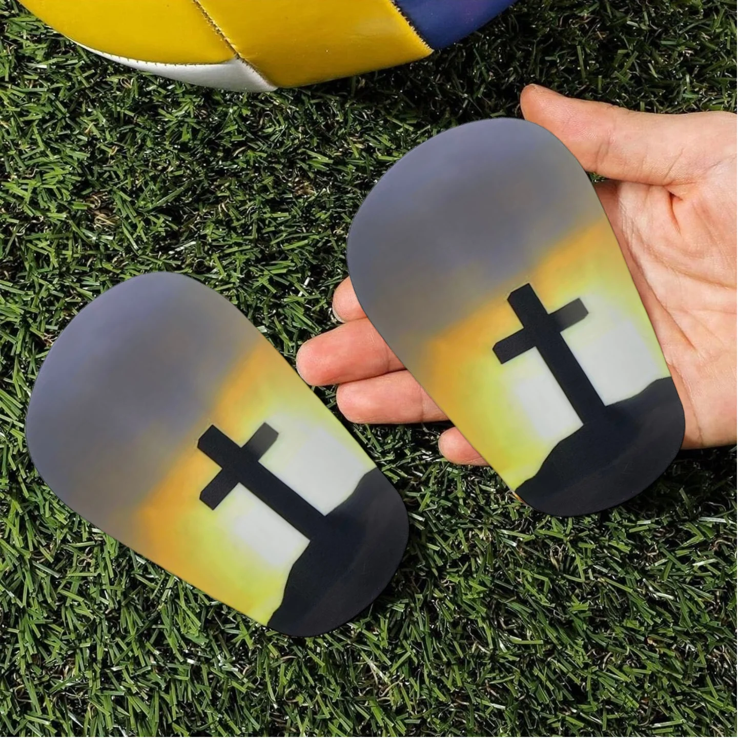 [Professional Shin Guards] Lightweight Professional Soccer Training Shin Guards, 1 Pair | Impact Reduction Buffer Protective