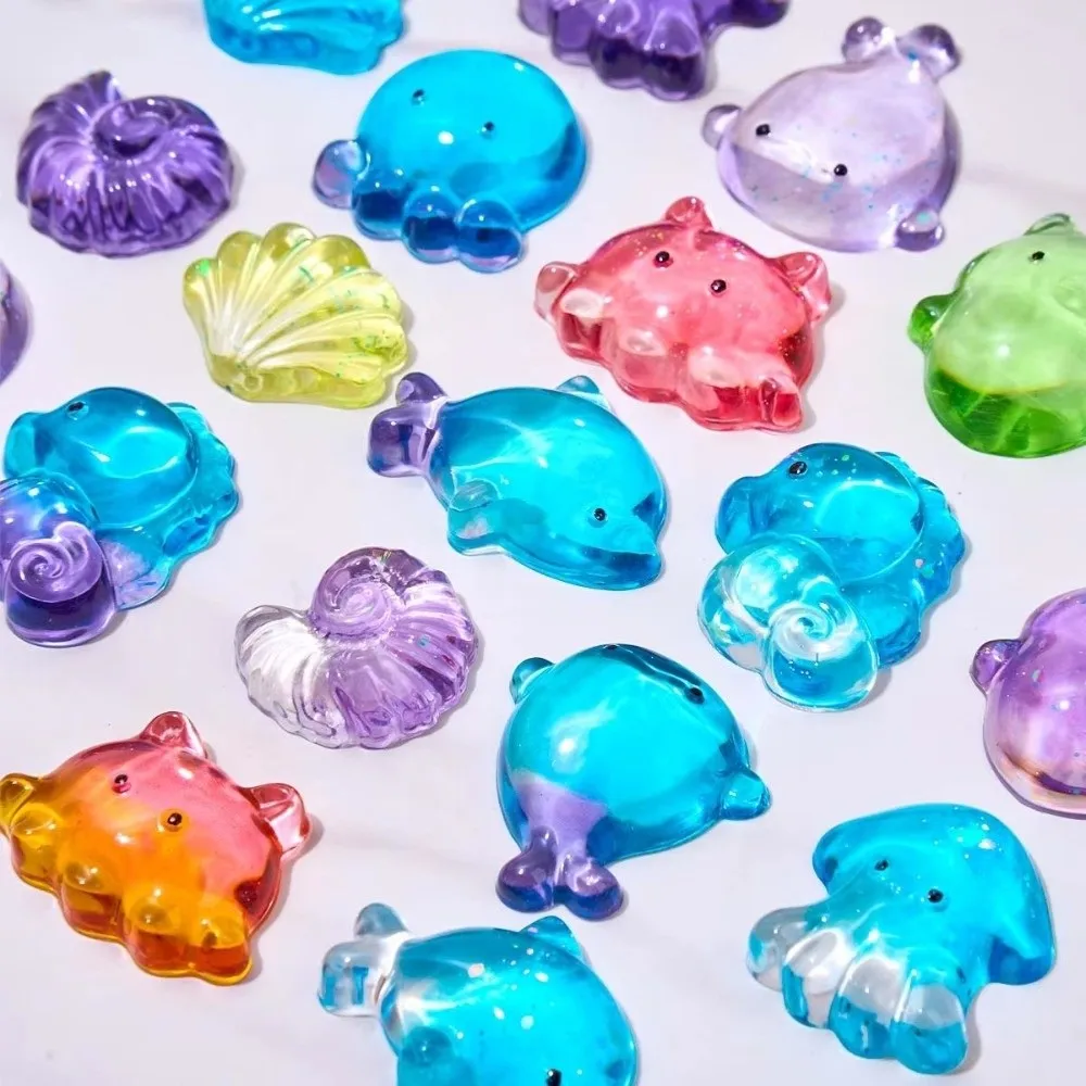 Sea Creatures Silicone Mold DIY Handmade Seahorse Octopus Angel Resin Mold Flexible Reusable Jewelry Casting Mold Jewelry Making