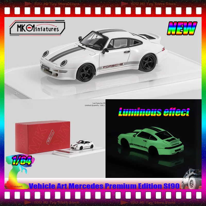 

New In Stock Mk Miniatures 1:64 Gunther Werks 993(Gw993) 400r Resin Limited Edition Simulation Model Static Collectible Ornament