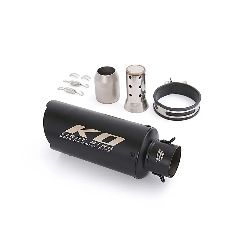 

38-51mm Motorcycle Universal Exhaust Muffler Tail Pipe Stainless Steel Escape With Removable DB Killer For Dirt Bike