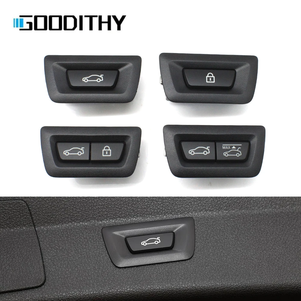 LHD RHD Car Tailgate Rear Trunk Switch Unlock Release Button Replacement For BMW F45 F31 F10 F11 F07 F01 F02 F25 F16 G20