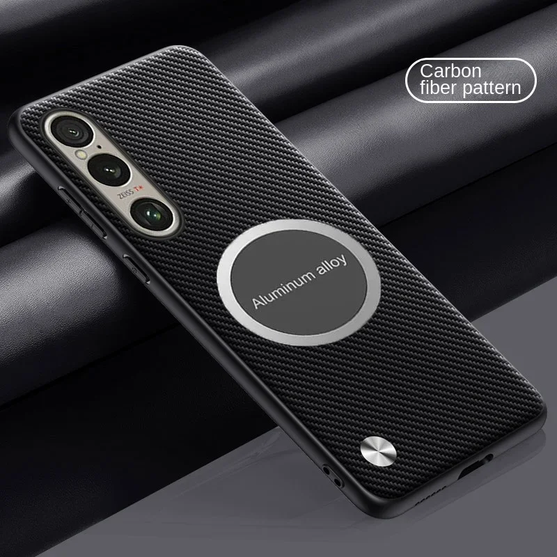 For Sony Xperia 1 VI 10 VI 5 VI Case Soft Vegan Leather Magnetic Protective Back Cover Case For Sony Xperia 1 V 10 V 5V IV Shell