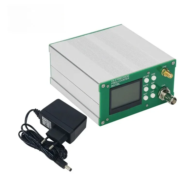 FA-2-3G PLUS High Precision 1Hz-3GHz RF Frequency Counter 11Bit/Sec 10MHz OCXO with Power Adapter
