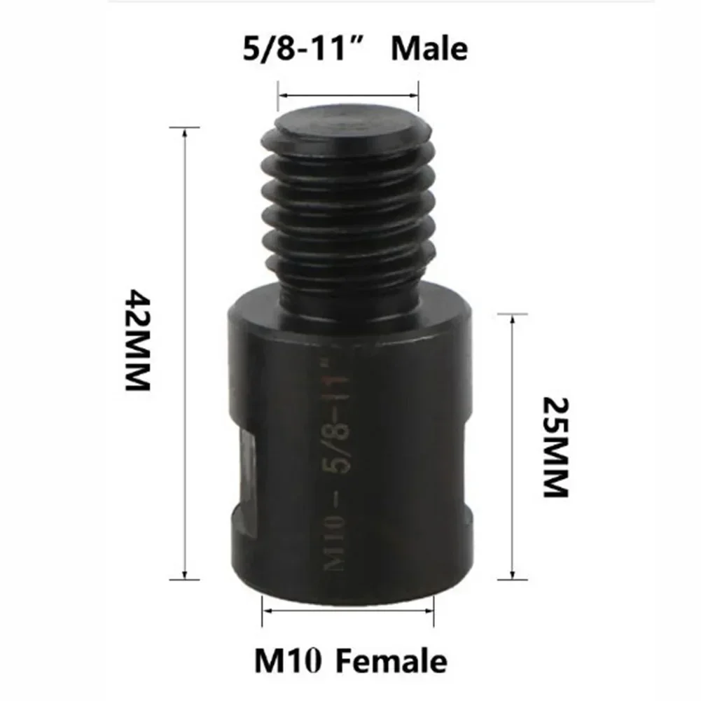 4pcs Angle Grinder Adapter Converter 5-8-11 To For M14 5-8-11 To M10 Threads Connector For Angle Grinder Polisher Drill Bit